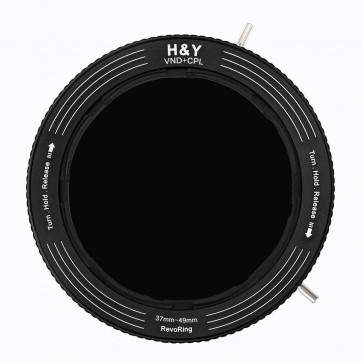 H&Y RevoRing ND3-ND1000 met CPL filter, 37-49mm