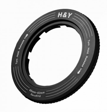 H&Y RevoRing variabele adapter 46-62mm voor 67mm filter