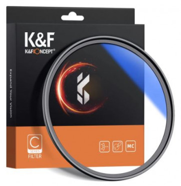 K&F Multi coated UV filter in slim uitvoering - 62mm 