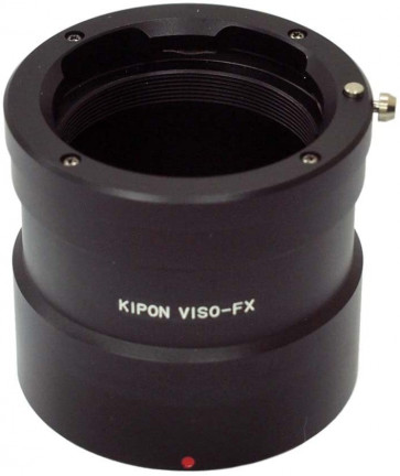 KIPON adapter voor Leica Visoflex lens op een Fuji X mount camera