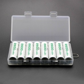 Opbergbox voor 8 stuks AA batterijen