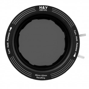 H&Y RevoRing ND3-ND1000 met CPL filter, 46-62mm