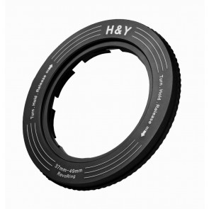 H&Y RevoRing variabele adapter 37-49mm voor 52mm filter