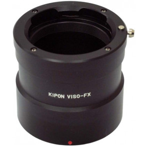 KIPON adapter voor Leica Visoflex lens op een Fuji X mount camera