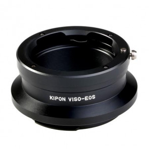 KIPON adapter voor Leica Visoflex lens op een Canon EOS mount camera