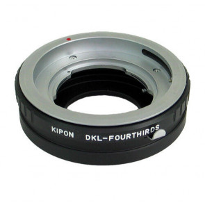 KIPON adapter voor Voigtlander DKL op een Fourthirds mount camera