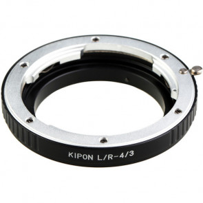 KIPON adapter voor Leica R lens op een Fourthirds mount camera