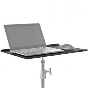 Laptop tafel voor aansluiting op een statief.