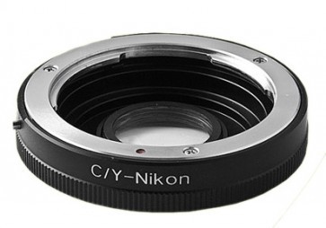 Contax C/Y Adapter voor Nikon F met Glas