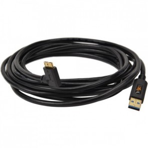 Tetherpro USB 3.0 male naar MICRO B kabel - 4.5meter zwart