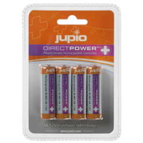 Jupio Direct Power Plus Batterijen AA 4x 2500mah Oplaadbare Batterijen