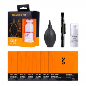 K&F Cleaning kit - lenspen, lensvloeistof, doekjes en balg
