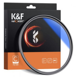 K&F Multi coated UV filter in slim uitvoering - 58mm 