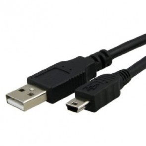 Caruba K-U7 USB 2.0 A Male naar USB Mini Male kabel 2meter