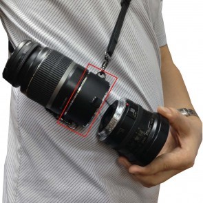 Commlite lens flipper voor Nikon lenzen