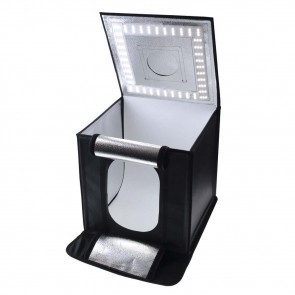 Caruba portable fotostudio LED Bi-Color 40x40x40cm - Dimbaar