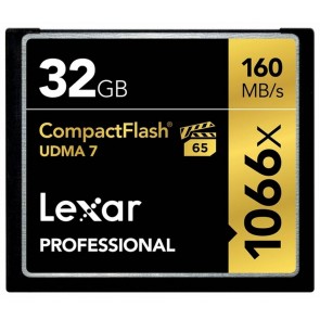 Lexar Compact Flash Pro 32GB 1066x UDMA7 - 160MB/s