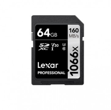 Lexar Professional SDXC Pro 64GB 1066x Class 10 V30