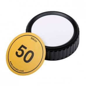 Caruba beschrijfbare lensdop voor Nikon