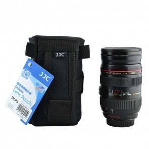 JJC DLP-3 Deluxe lens pouch / case 15 x 7.5cm