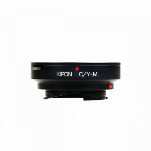 KIPON adapter voor Contax Yashica lens op een Ricoh M mount camera