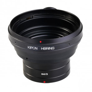 KIPON adapter voor Hasselblad lens op een m43 (Micor Fourthirds) mount camera
