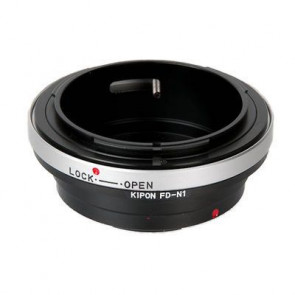 KIPON adapter voor Canon FD lens op Nikon 1 mount camera