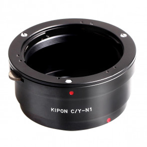 KIPON adapter voor Contax Yashica lens op Nikon 1 mount camera