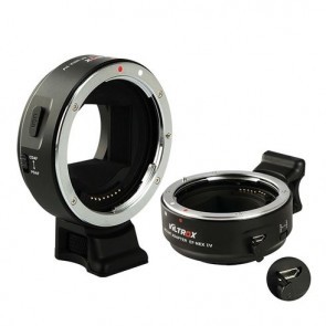 Viltrox Canon EOS adapter voor Sony E-Mount met USB poort (EF-NEX IV)